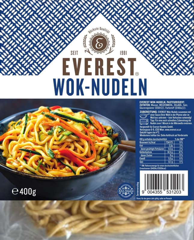 Everest Wok Nudeln