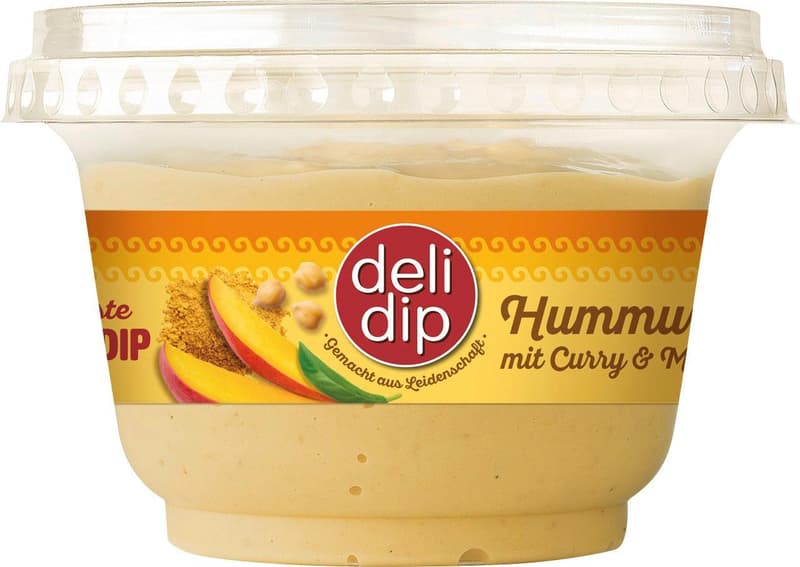 Delip Dip Hummus mit Curry & Mango