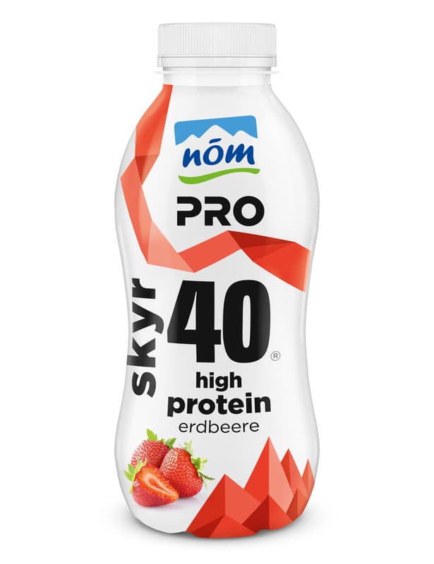 nöm PRO Skyr Drink Erdbeere laktosefrei