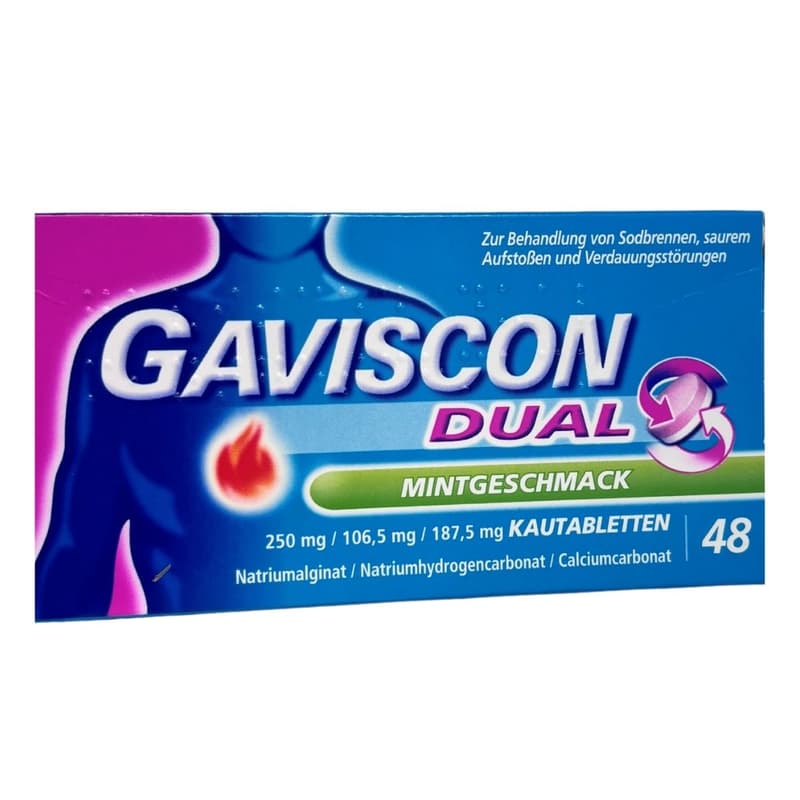 Gaviscon® Dual Mintgeschmack Kautabletten