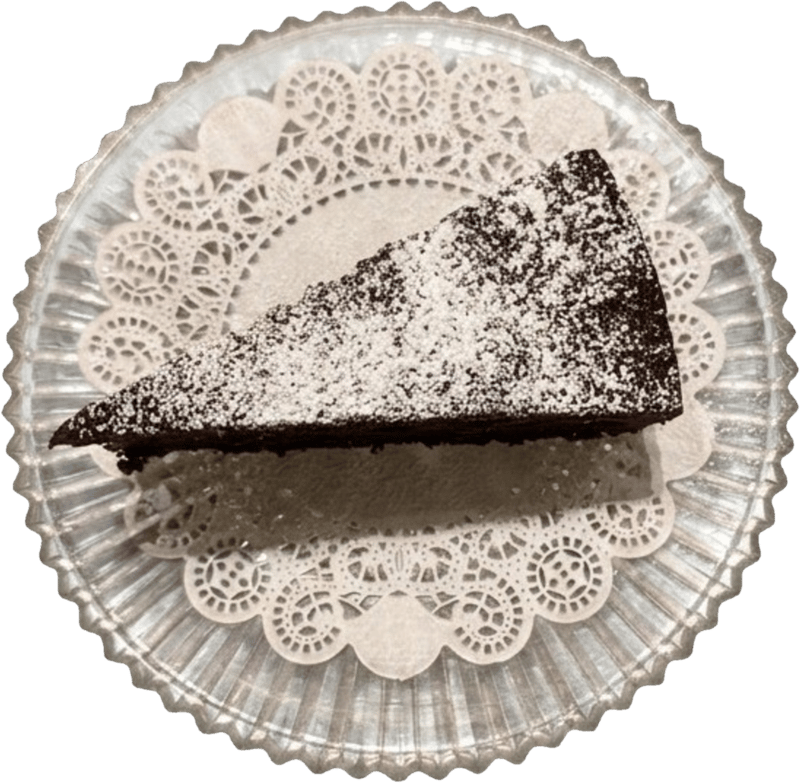 Volante Torta Caprese - Schokomandeltorte glutenfrei