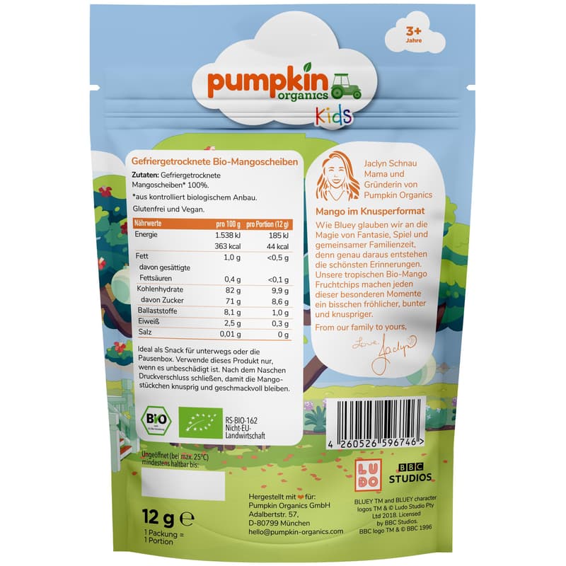 Bluey Organic Mango Chips