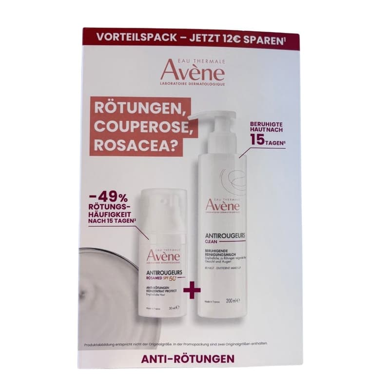Avene Promo Rosamed SPF 50+ & AR Clean Beruhigende Reinigungsmilch