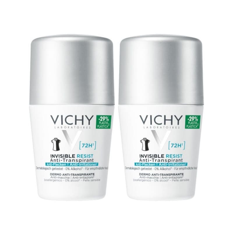 Vichy Deo Roll On 72h Anti-Flecken Doppelpack