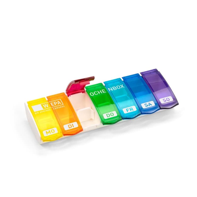 WEPA 1x7 Wochenbox Regenbogen/UV-Schutz