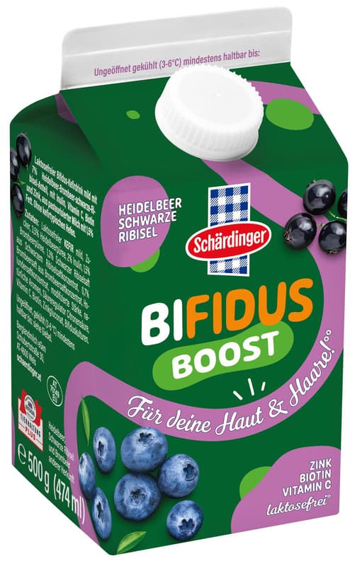 Schärdinger Bifidus Drink Heidelbeere & schwarze Ribisel