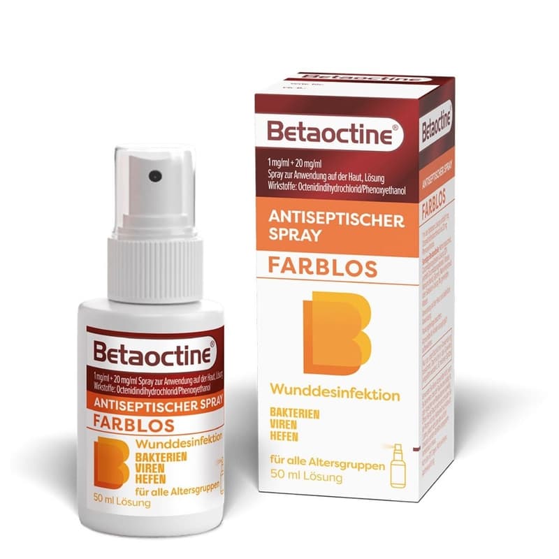 Betaoctine® Spray zur Anwendung auf der Haut