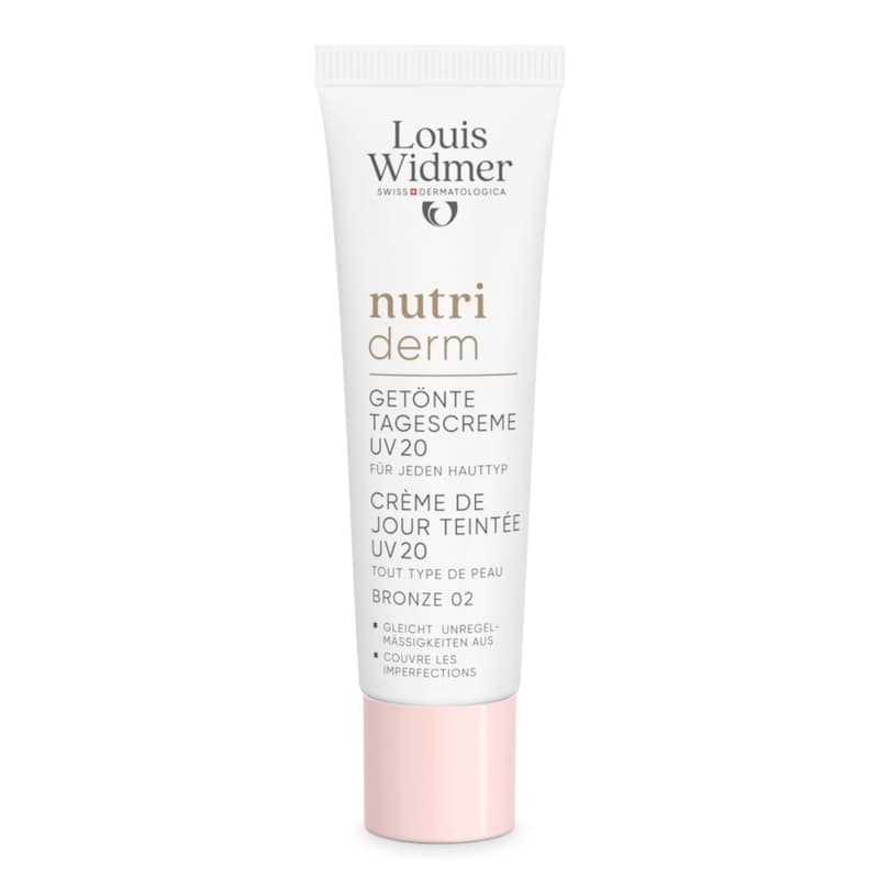 Louis Widmer nutriderm Getönte Tagescreme UV 20 Bronze 02 - leicht parfümiert