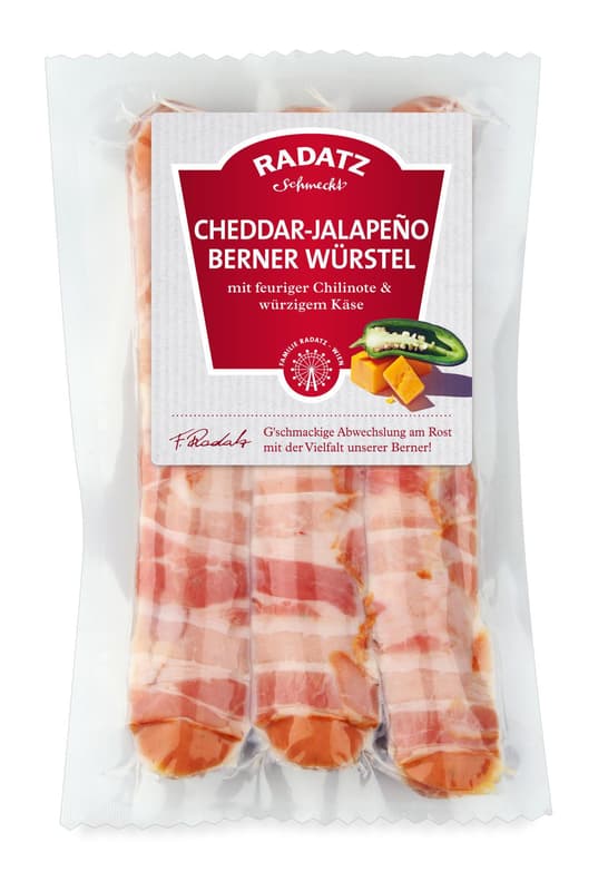 Radatz Berner Würstel Cheddar Jalapeno