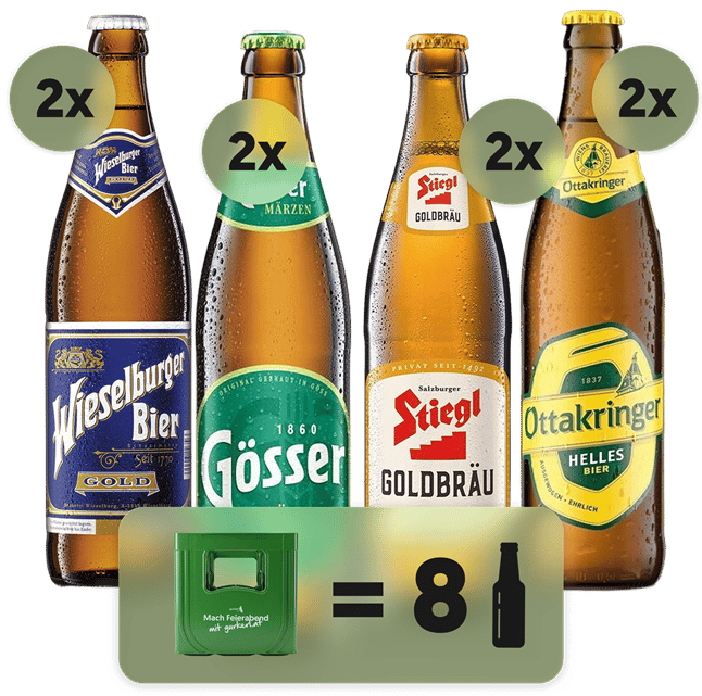 Gurkerl's Bierkiste 8er (Mehrweg)