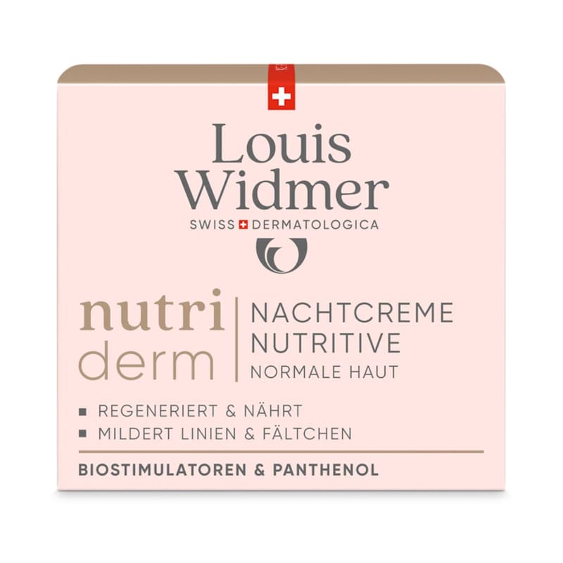 Louis Widmer nutriderm Nachtcreme Nutritive - leicht parfümiert