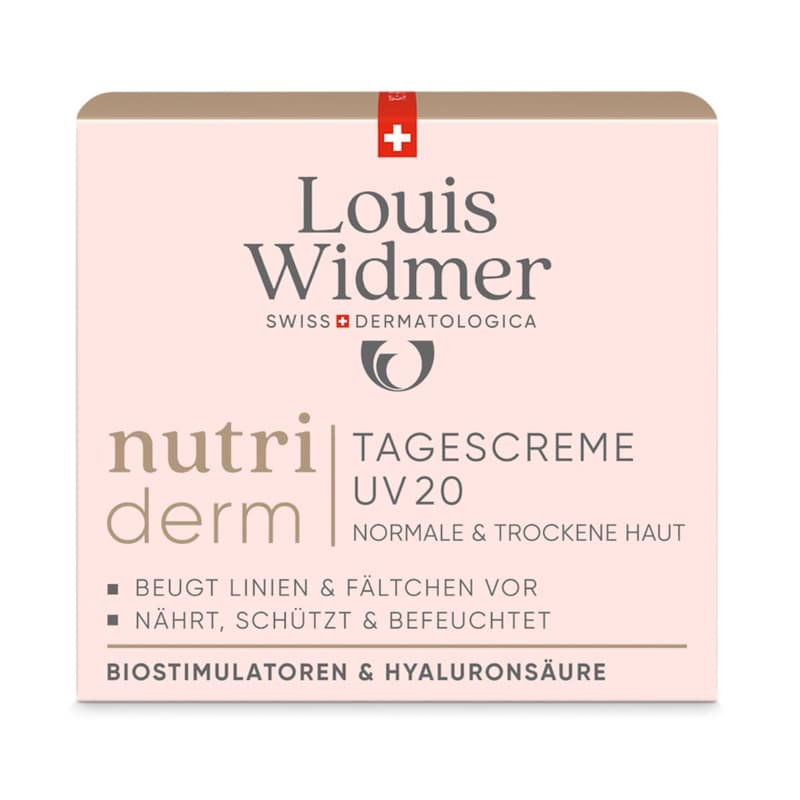 Louis Widmer nutriderm Tagescreme UV 20 - leicht parfümiert
