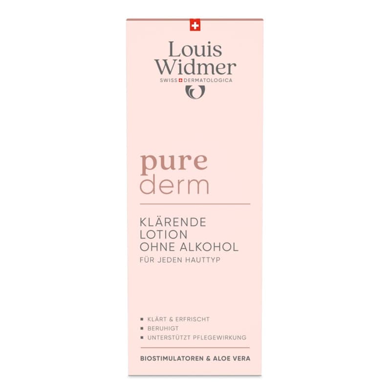 Louis Widmer purederm Klärende Lotion ohne Alkohol - leicht parfümiert