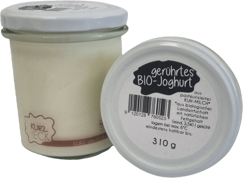 Kurz ums Eck BIO Joghurt gerührt Mehrwegglas