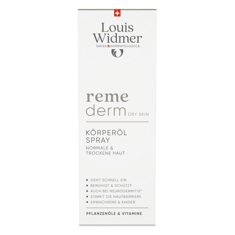 Louis Widmer remederm Körperöl Spray - leicht parfümiert