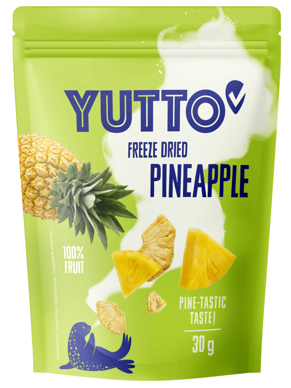 Yutto gefriergetrocknete Ananas