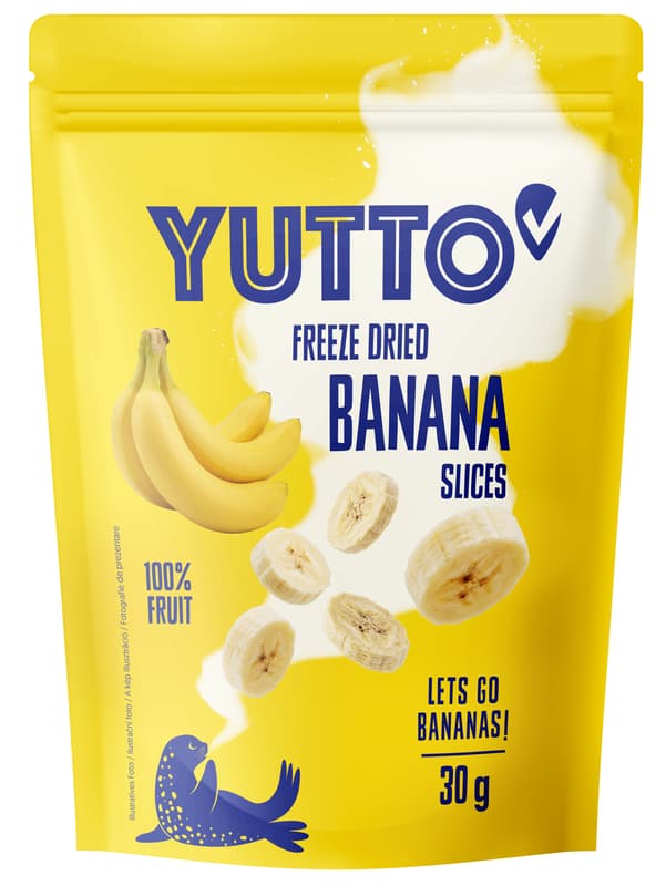 Yutto gefriergetrocknete Bananen