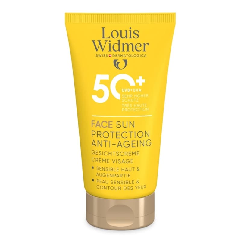 Louis Widmer suncare Face Sun Protection Anti-Ageing 50+ Gesichtscreme - leicht parfümiert