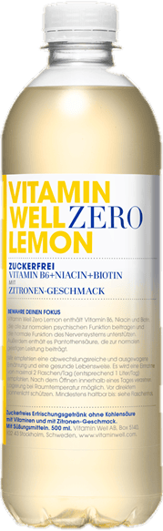 Vitamin Well Zero Lemon (EinwegPFAND)