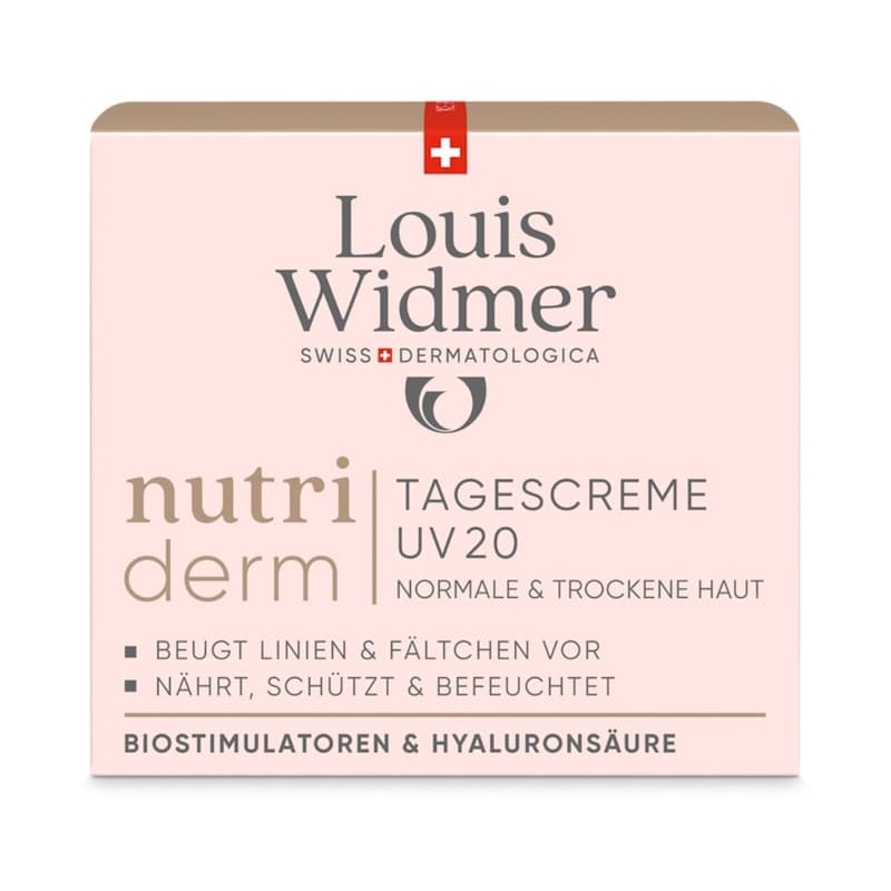 Louis Widmer nutriderm Tagescreme UV 20 - ohne Parfum