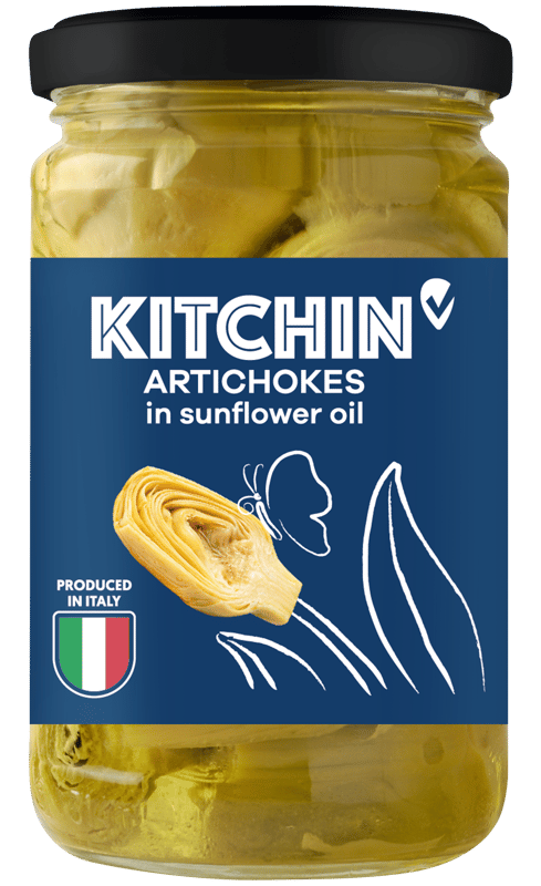 Artichokes with parsley in sunflower oil. Ideally suited as an appetizer, with sausage and cheese, as well as a delicious side dish or as an ingredient for preparing pasta sauces, risotto and salads. Contains sulphites, celery, fish, mustard.