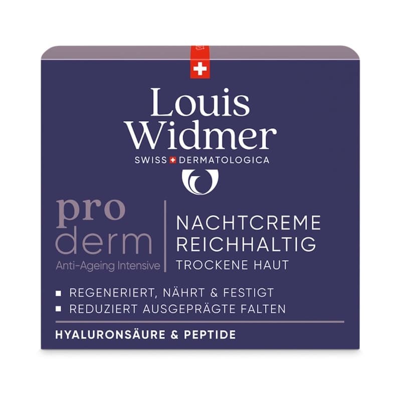 Louis Widmer proderm Nachtcreme reichhaltig - ohne Parfum