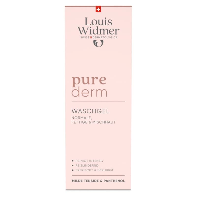 Louis Widmer purederm Waschgel - ohne Parfum