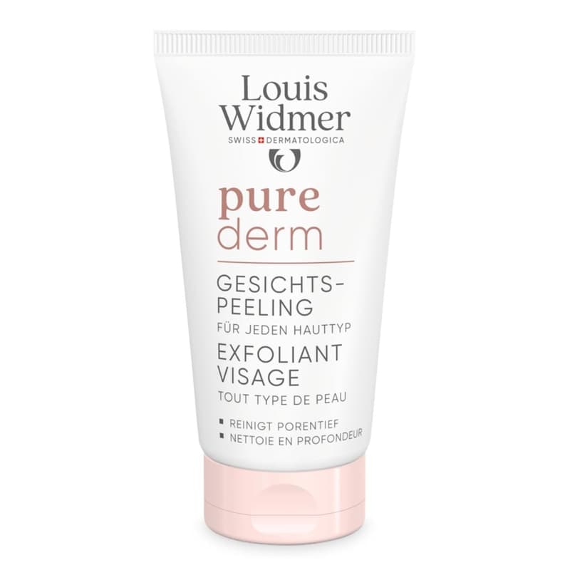Louis Widmer purederm Gesichtspeeling - ohne Parfum