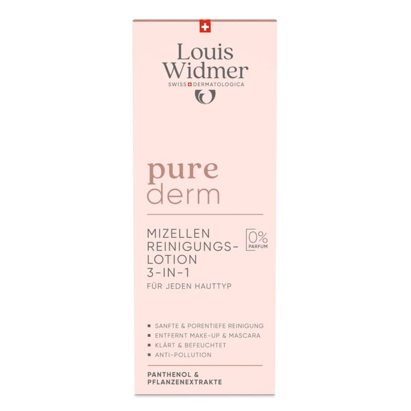 Louis Widmer purederm Mizellen Reinigungslotion - ohne Parfum