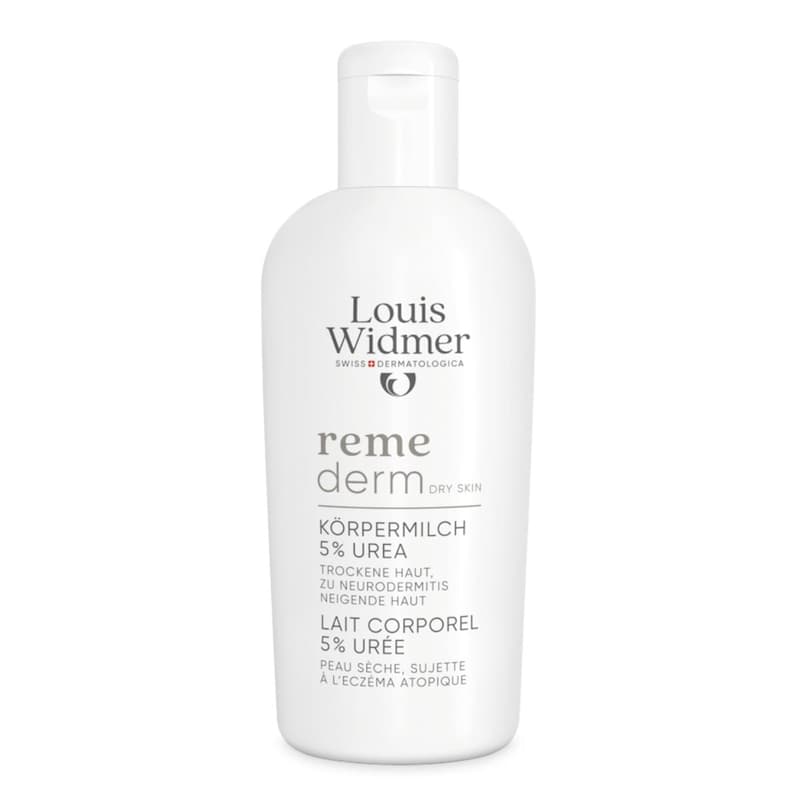 Louis Widmer remederm Dry Skin Körpermilch 5 % Urea - ohne Parfum