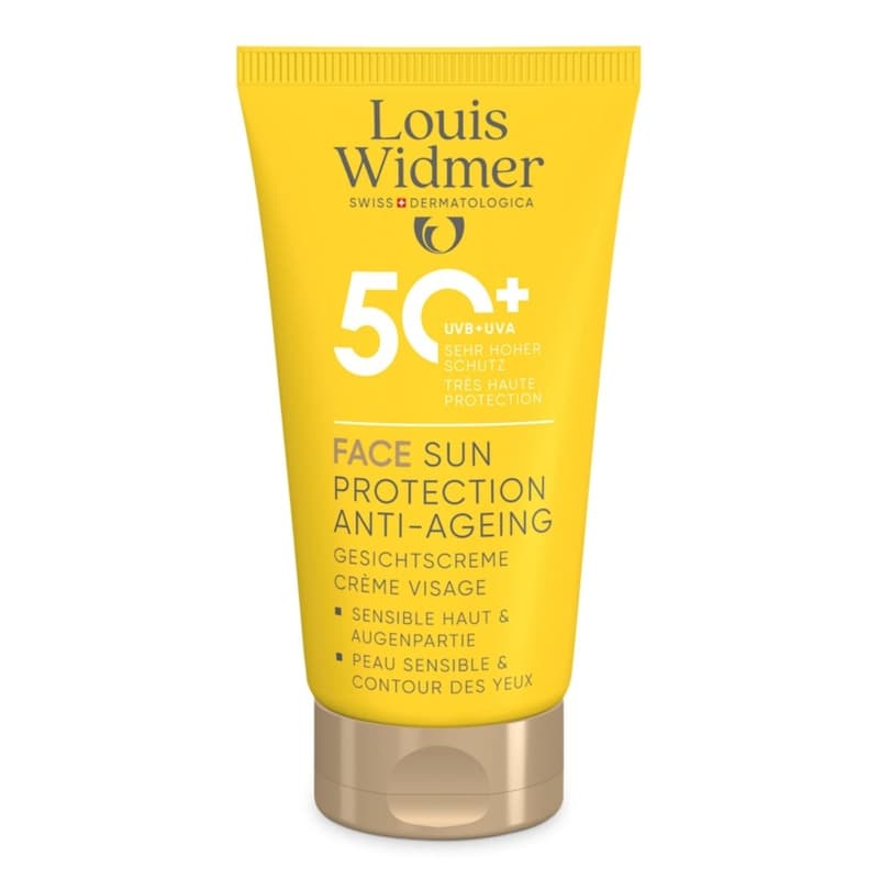 Louis Widmer suncare Face Sun Protection Anti-Ageing 50+ Gesichtscreme - ohne Parfum