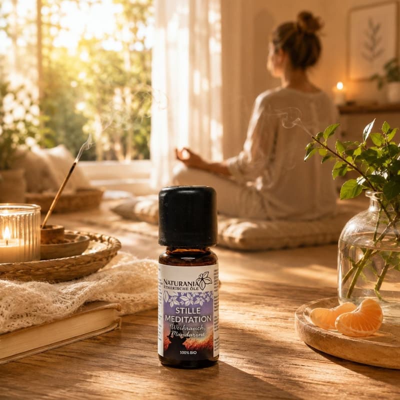 Naturania Ätherisches Öl Mischung Bio Stille Meditation