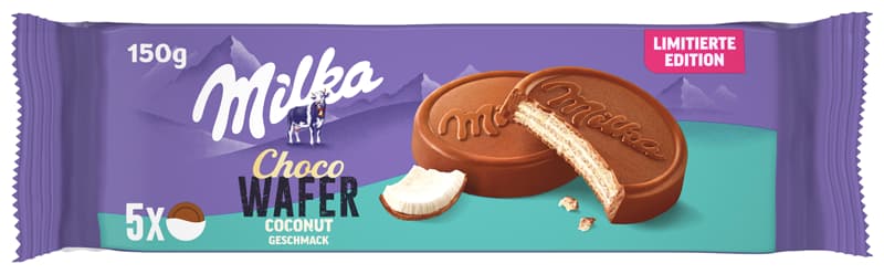 Milka Choco Wafer Kokos