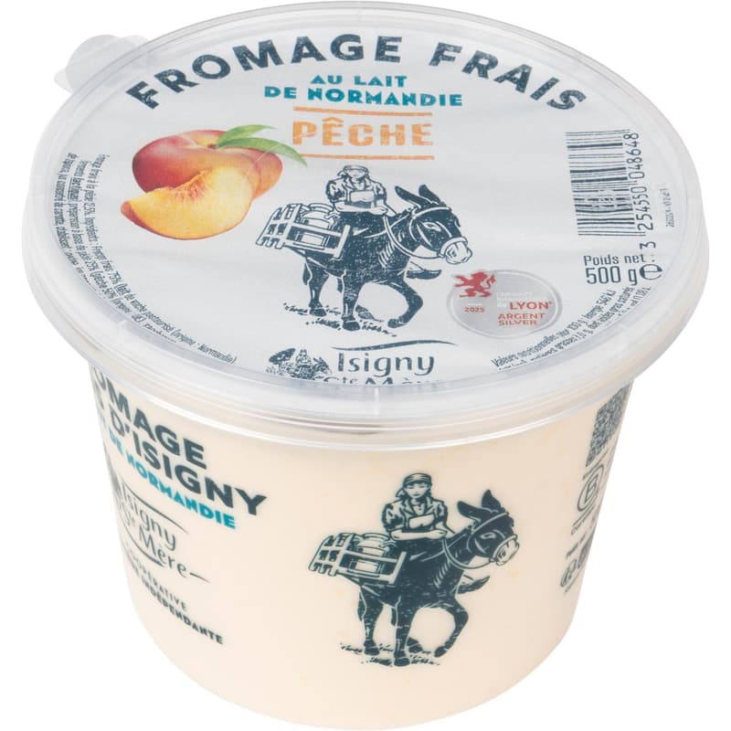Isigny Fromage Blanc / Cremetopfen Pfirsich