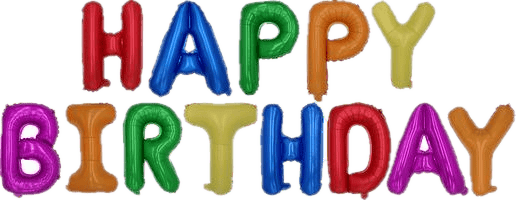 PAPSTAR Folienluftballon-Set farbig sortiert "Happy Birthday"