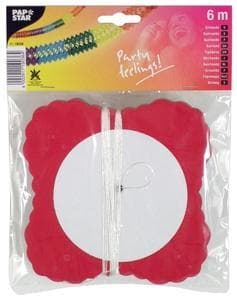 PAPSTAR Girlande, Papier Ø 16 cm · 6 m "Rainbow"