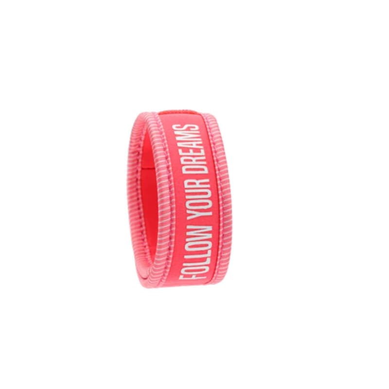 Parakito Mückenschutz Armband Erwachsene Good Vibes Fuchsia