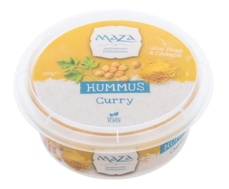 Maza Hummus mit Curry