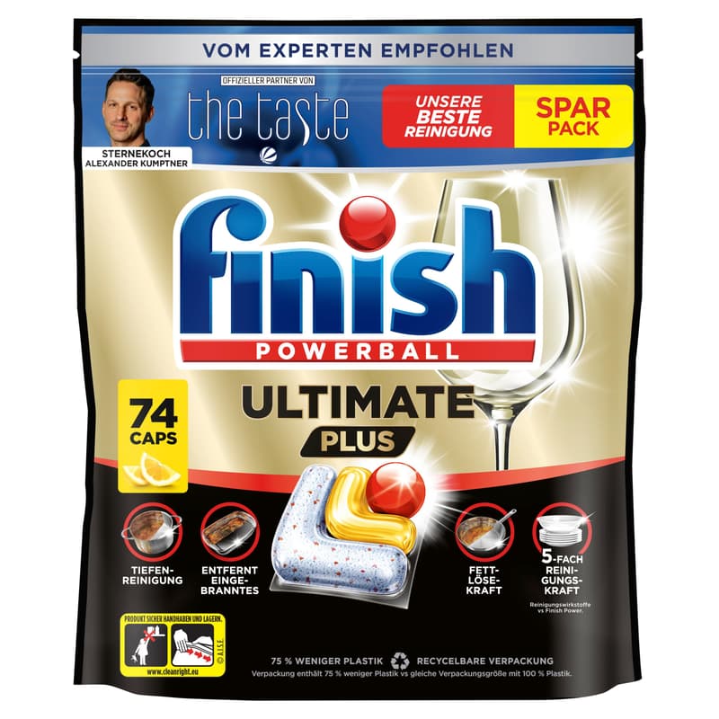 Finish Ultimate Plus Sparpack Citrus Caps