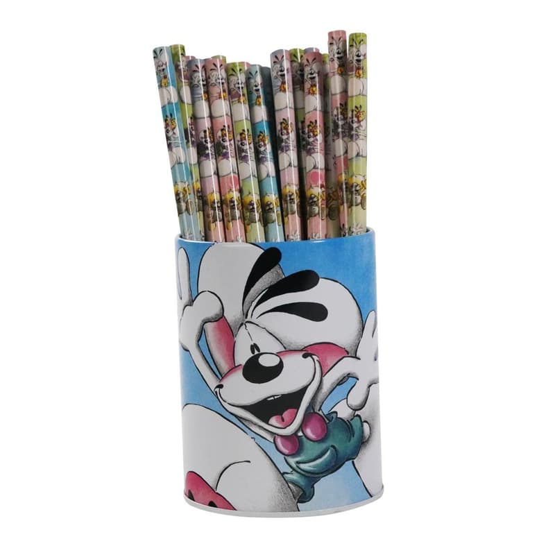 Diddl Bleistift-Set 24 Stifte & 1 Stiftehalter