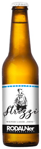 Rodauner Strizzi "OHNE" Wiener Lager alkoholfrei