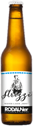 Rodauner Strizzi "OHNE" Wiener Lager alkoholfrei