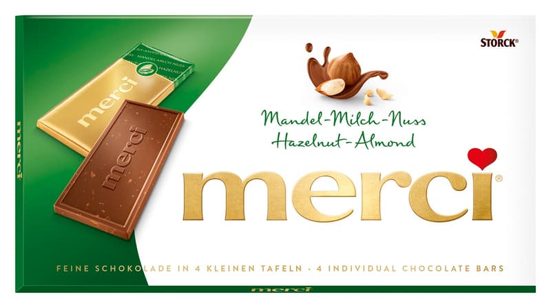 Merci Chocolate Bars Almond-Milk-Nut