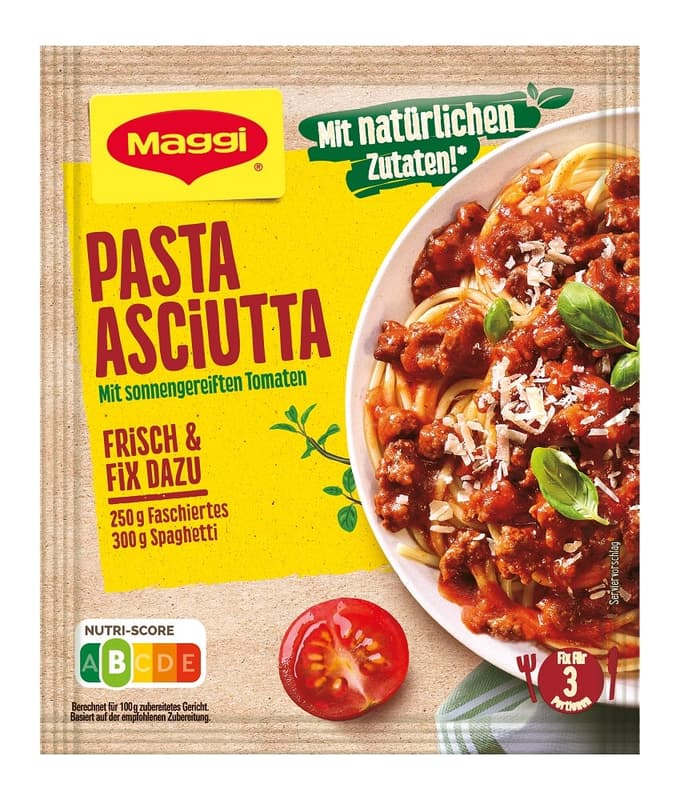 Maggi Fix für Pasta Asciutta