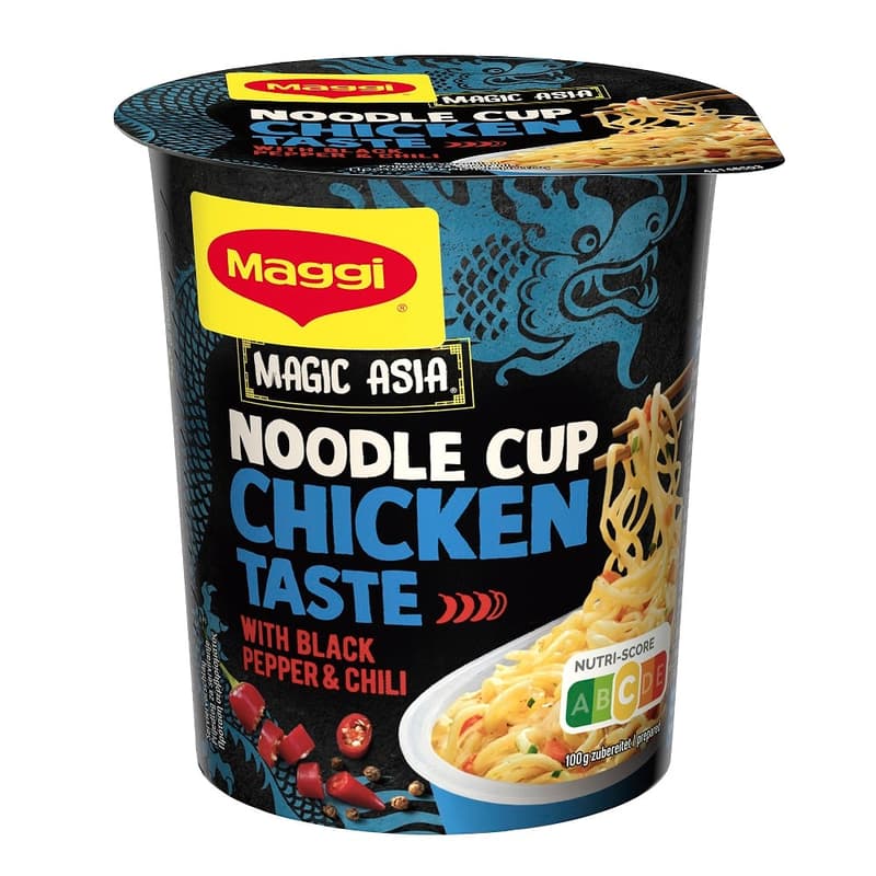 Maggi Magic Asia Instant Noodle Cup Chicken Fertiggericht