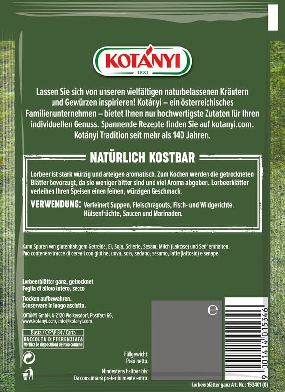 Kotányi Lorbeerblätter