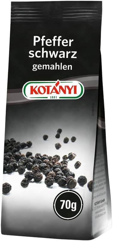 Kotányi pepper black ground