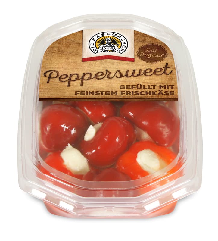 Käsemacher Peppersweet filled with cream cheese