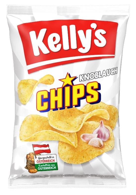 Kelly's Chips Knoblauch
