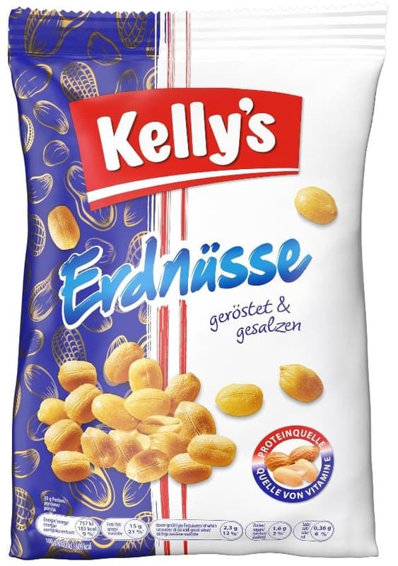 Kelly's Erdnüsse geröstet und gesalzen